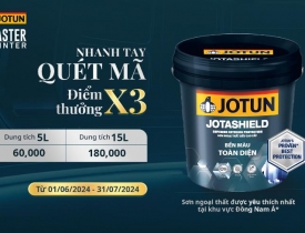 NHANH TAY QUÉT MÃ - ĐIỂM THƯỞNG X3 CÙNG JOTASHIELD BỀN MÀU TOÀN DIỆN