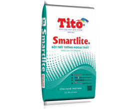 BỘT TRÉT TƯỜNG NGOẠI THẤT SMARTLITE 40KG