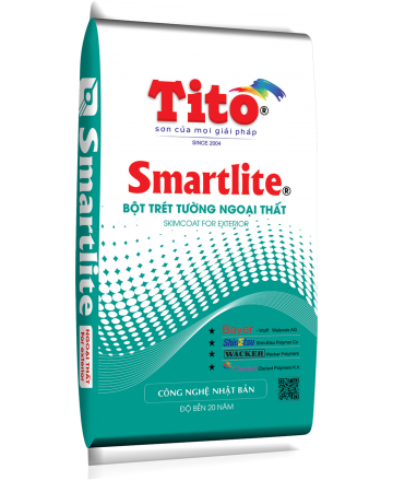 BỘT TRÉT TƯỜNG NGOẠI THẤT SMARTLITE 40KG