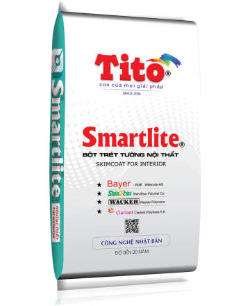 BỘT TRÉT TƯỜNG NỘI THẤT TITO SMARTLITE 40KG