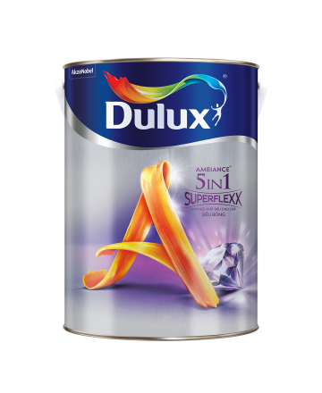 SƠN NỘI THẤT DULUX AMBIANCE 5IN1 SUPERFLEXX (Siêu bóng)