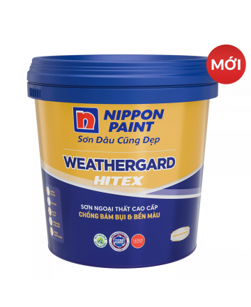 Sơn ngoại thất  Sơn Nippon WeatherGard Hitex 15L 