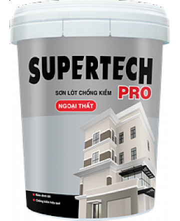 SƠN LÓT CHỐNG KIỀM NGOẠI THẤT SUPERTECH PRO - 18L