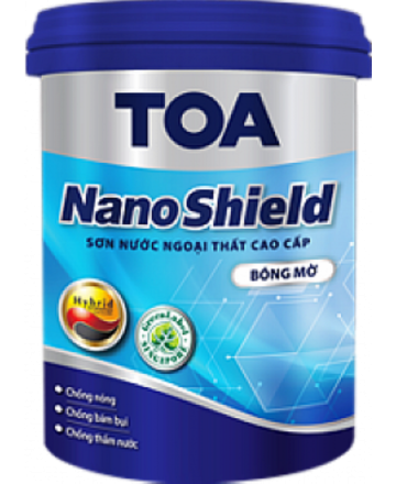  SƠN NƯỚC NGOẠI THẤT TOA NANOSHIELD (Bóng & Bóng mờ) - 15L