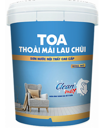 SƠN NƯỚC NỘI THẤT TOA THOẢI MÁI LAU CHÙI (Bóng mờ) - 18L