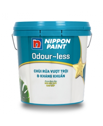 SƠN NỘI THẤT NIPPON ODOUR-LESS CHÙI RỬA VƯỢT TRỘI & KHÁNG KHUẨN