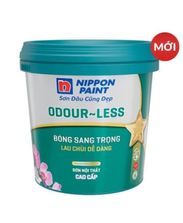 Sơn nội thất  Sơn Nippon Odour-less Bóng Sang Trọng 15L 
