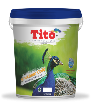 SƠN NỘI THẤT TITO NINOCLEAN GOLD (Bóng) 15L