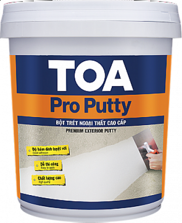 BỘT TRÉT NGOẠI THẤT CAO CẤP TOA PRO PUTTY - 25KG