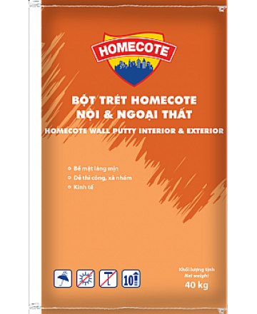 BỘT TRÉT HOMECOTE NỘI & NGOẠI THẤT - 40KG