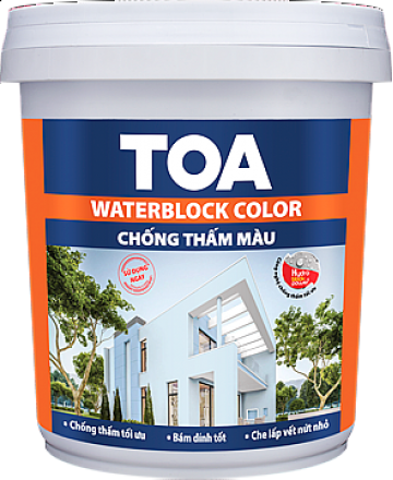 CHỐNG THẤM MÀU TOA WATERBLOCK COLOR - 20KG