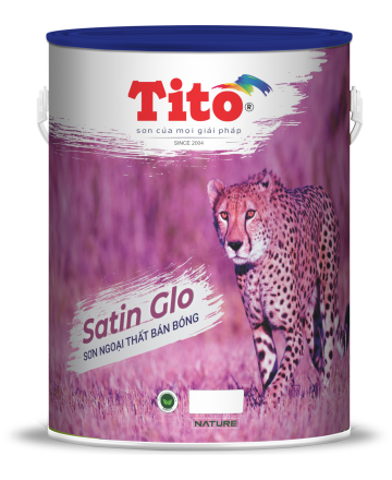 SƠN NGOẠI THẤT TITO SANTI GLO (Bán bóng) 17L