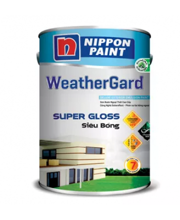 Sơn ngoại thất  Sơn Nippon WeatherGard Siêu Bóng 5L