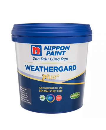 Sơn ngoại thất  Sơn Nippon WeatherGard Plus+ 15L