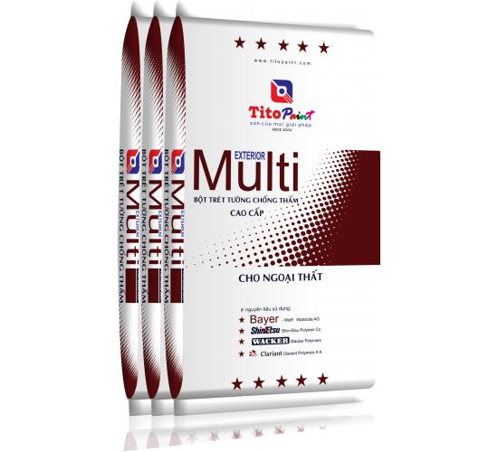 BỘT TRÉT TƯỜNG NGOẠI THẤT NINOSHIELD MUTI  40KG 