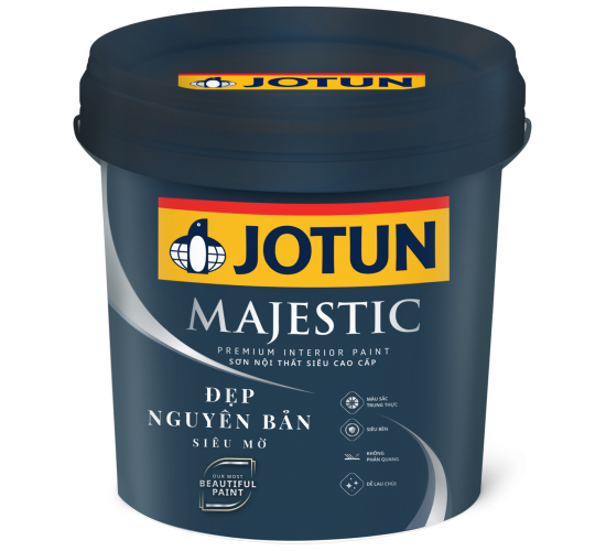 SƠN NỘI THẤT JOTUN MAJESTIC ĐẸP NGUYÊN BẢN
