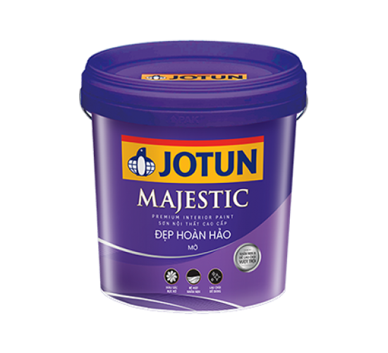 SƠN NỘI THẤT JOTUN MAJESTIC ĐẸP HOÀN HẢO (Mới) 15L