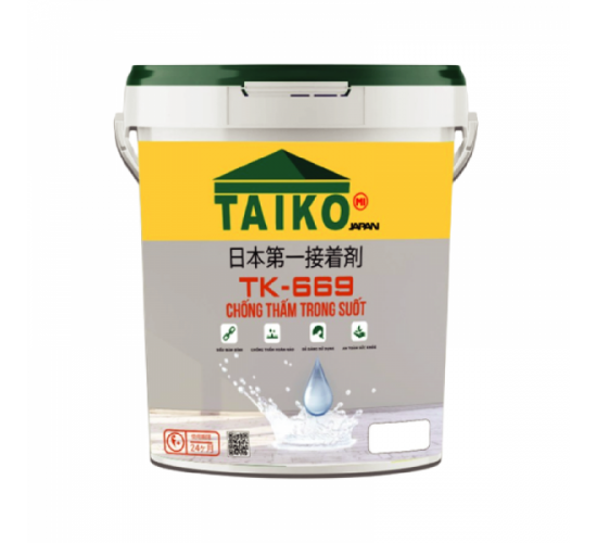 Sơn chống thấm Taiko TK-669 - Chống thấm lộ thiên 18L