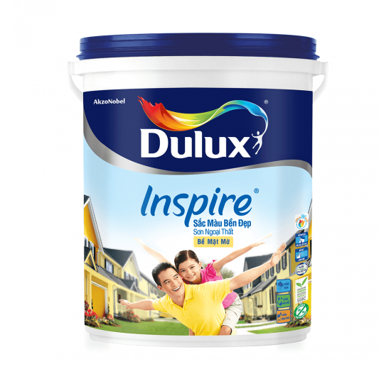 Dulux Inspire Ngoại Thất Sắc Màu Bền Đẹp (Mờ) Z98 -15L