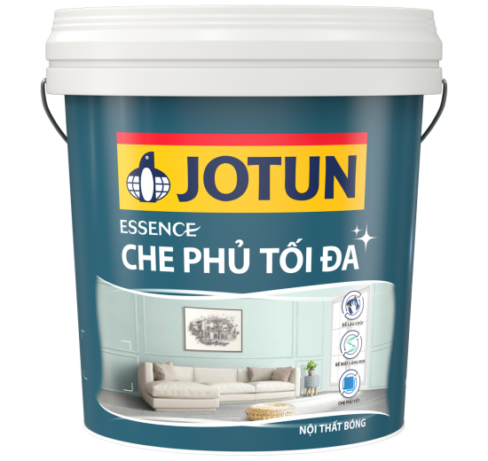 SƠN NỘI THẤT JOTUN ESSENCE CHE PHỦ TỐI ĐA (Bóng)