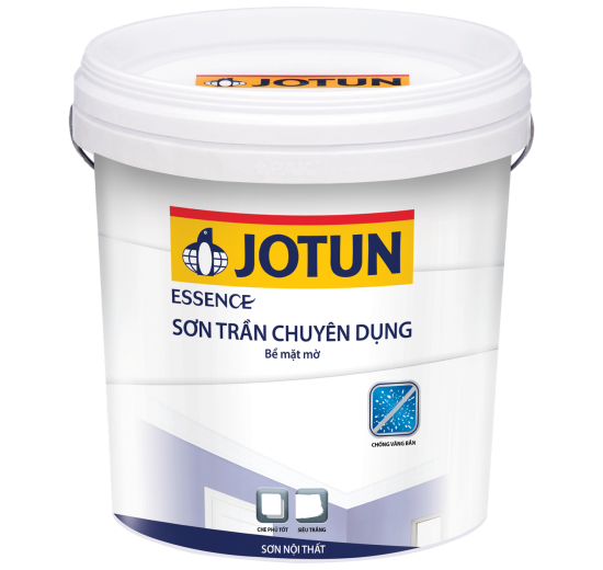 SƠN NỘI THẤT JOTUN ESSENCE TRẮNG TRẦN CHUYÊN DỤNG 17L 