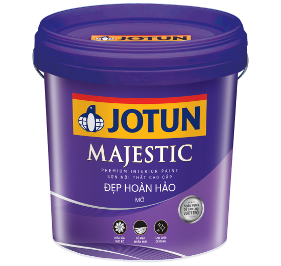 SƠN NỘI THẤT JOTUN MAJESTIC ĐẸP HOÀN HẢO -MỜ (Mới)