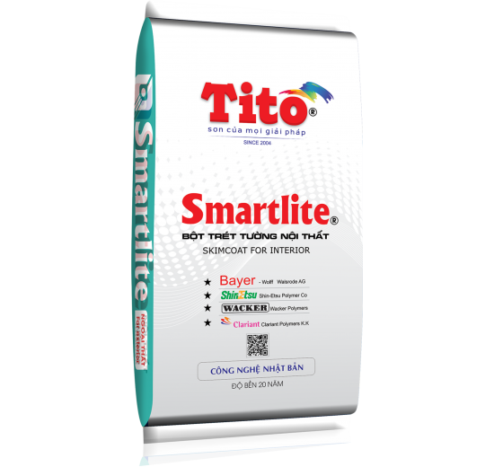 BỘT TRÉT TƯỜNG NỘI THẤT TITO SMARTLITE 40KG