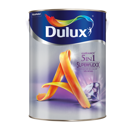 SƠN NỘI THẤT DULUX AMBIANCE 5IN1 SUPERFLEXX (Siêu bóng)