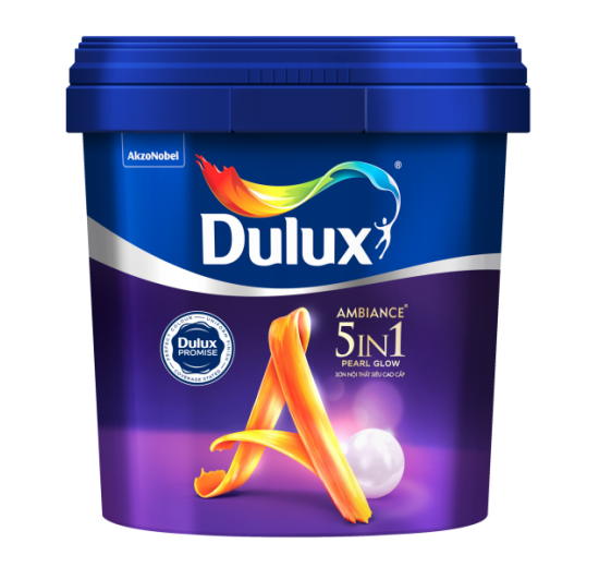 DULUX AMBIANCE 5IN1 DIAMOND GLOW (Siêu Bóng) 66AB- 15L