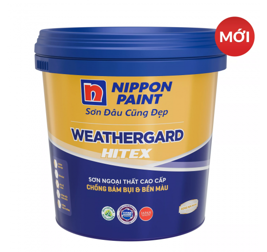 Sơn ngoại thất  Sơn Nippon WeatherGard Hitex 15L 