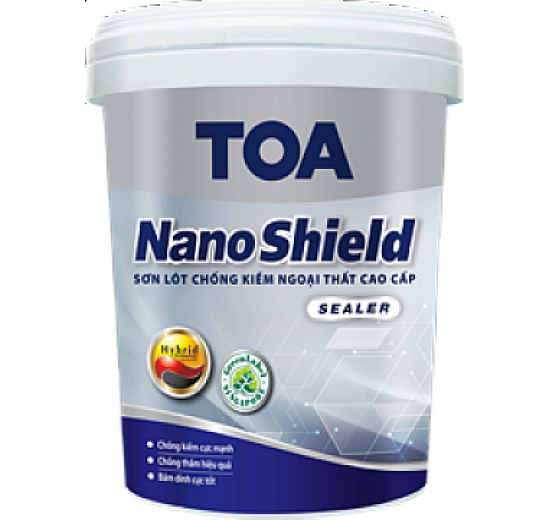 SƠN LÓT CHỐNG KIỀM NGOẠI TOA NANOSHIELD - 18L