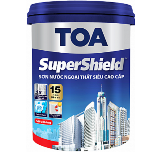 SƠN NƯỚC NGOẠI THẤT  SUPERSHIELD (Siêu bóng) - 5L