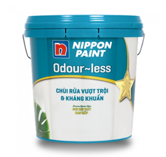 SƠN NỘI THẤT NIPPON ODOUR-LESS CHÙI RỬA VƯỢT TRỘI & KHÁNG KHUẨN