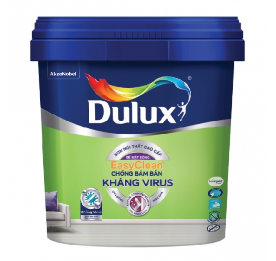 DULUX EASYCLEAN CHỐNG BÁM BẨN KHÁNG VIRUS (Bóng) E017B- 15L