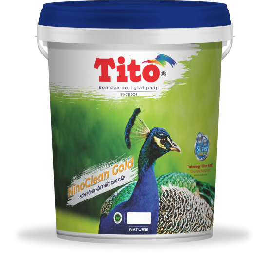 SƠN NỘI THẤT TITO NINOCLEAN GOLD (Bóng) 15L