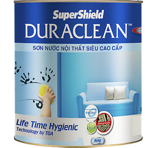 SƠN NƯỚC NỘI THẤT TOA SUPERSHIELD DURACLEAN - 3.7L