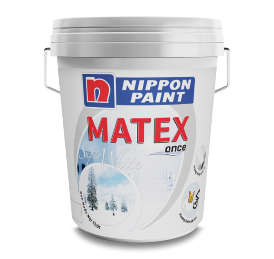 Sơn nội thất Nippon Matex Super White 18L