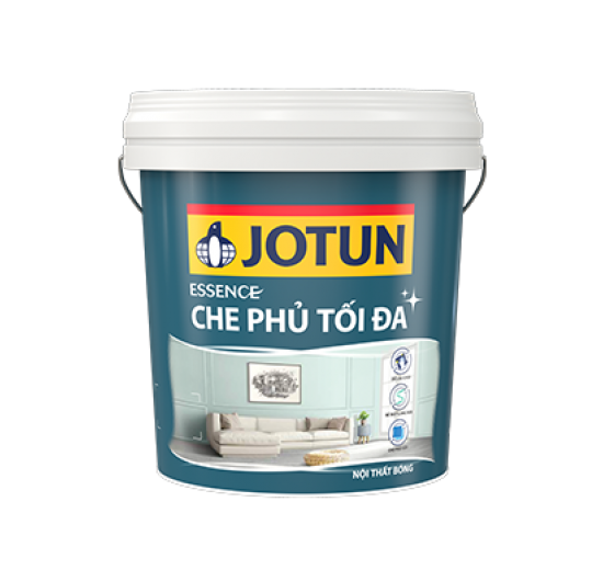 SƠN NỘI THẤT JOTUN ESSENCE CHE PHỦ TỐI ĐA (Bóng) 5L