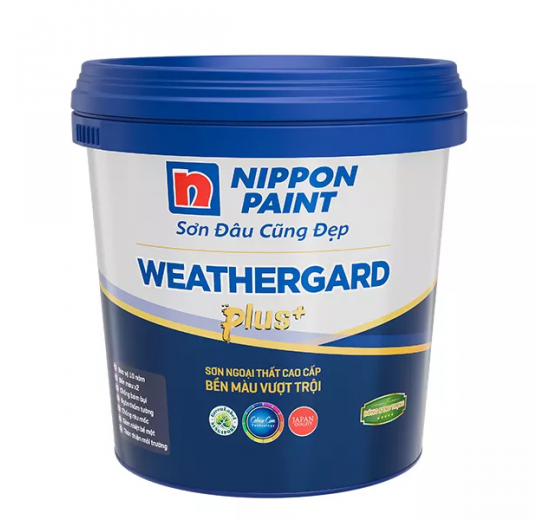 Sơn ngoại thất  Sơn Nippon WeatherGard Plus+ 15L