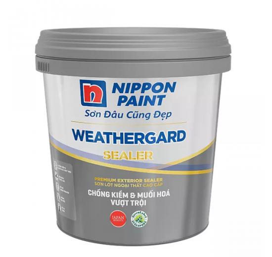 Sơn ngoại thất  Sơn lót ngoại thất WeatherGard Nippon Sealer 18L