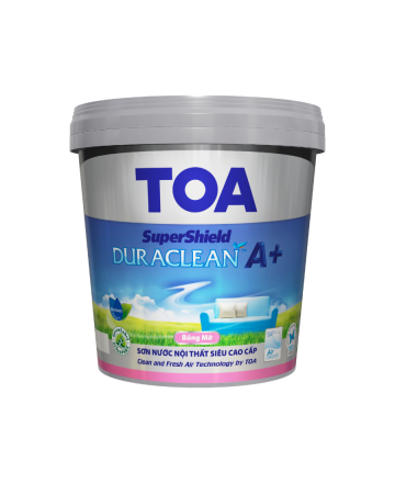 SƠN NƯỚC NỘI THẤT TOA SUPERSHIELD DURACLEAN A+ (Bóng mờ) - 15L