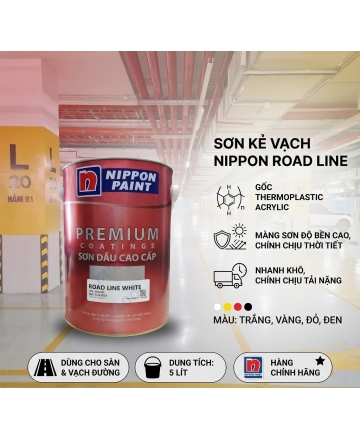 Sơn Kẻ Vạch Nippon ROAD LINE - Sơn Giao Thông (có phản quang)